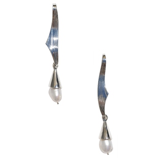 Leigh Miller ALBARINO 耳饰 金属银色REVOLVE小众新款