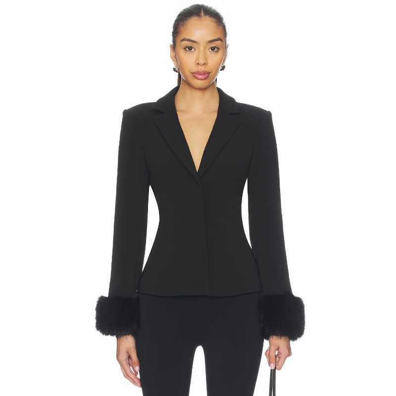 MAJORELLE DAPHNE 夹克 黑色REVOLVE小众新款