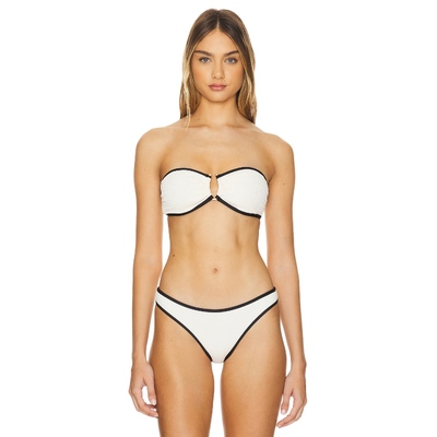 Seafolly 比基尼文胸上装 白色REVOLVE小众新款