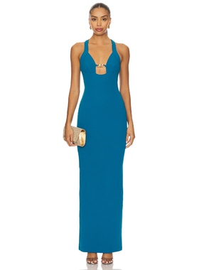 Nookie CHARM 长裙 青色REVOLVE小众新款