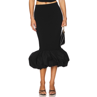 [春夏新品]SIMKHAI CAMILLE 半身裙 黑色REVOLVE小众
