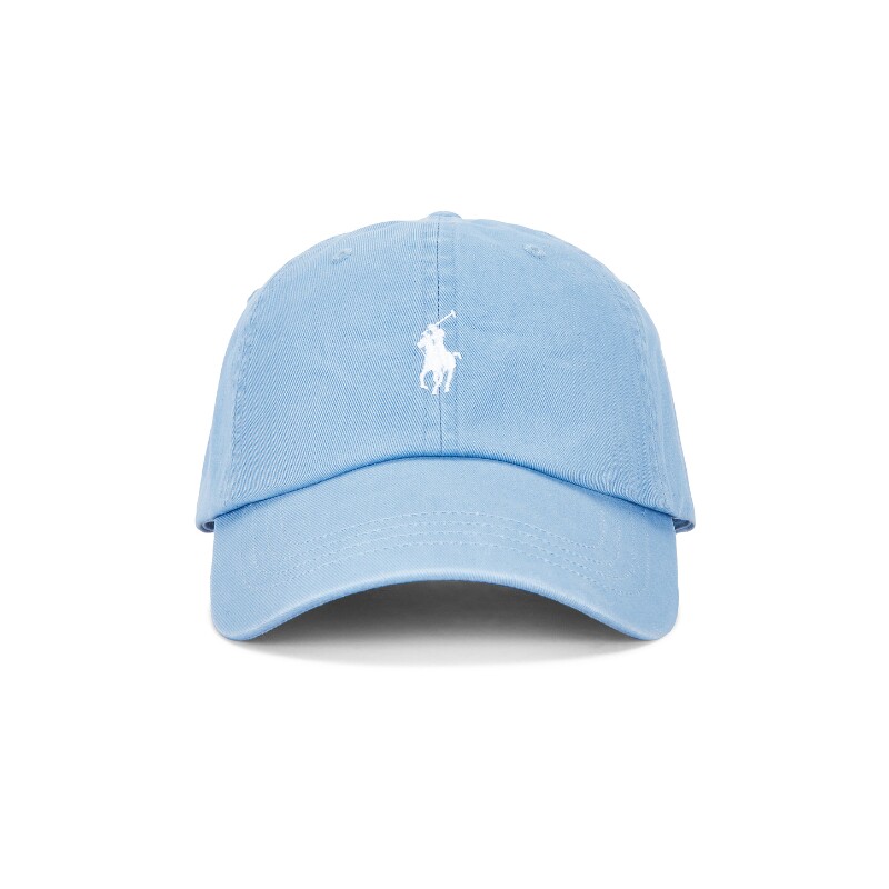 Polo Ralph Lauren鸭舌帽天蓝撞色小马刺绣棒球帽子礼物REVOLVE