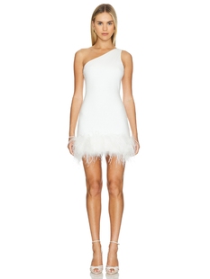 LAMARQUE TAFIA 迷你裙 revolve小众新款 白色