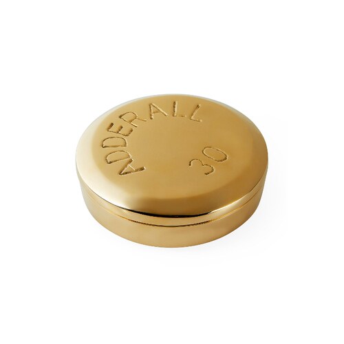 Jonathan Adler PILL BOX 缩褶腰身连衣裙女 金属金色REVOLVE新