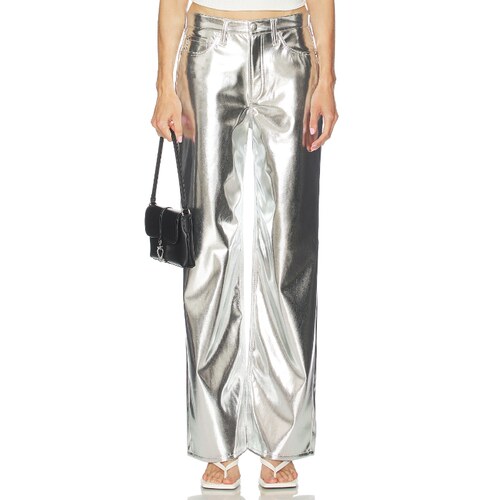 Rag & Bone LOGAN 阔脚长裤 金属银色美式休闲风REVOLVE小众新款