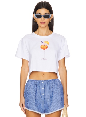 [春季新品]Polychrome Goods 白色上衣REVOLVE新款