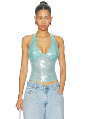 [海外直邮]Free People DANCE TIL DAWN 吊带上装 Baby Blue 基础