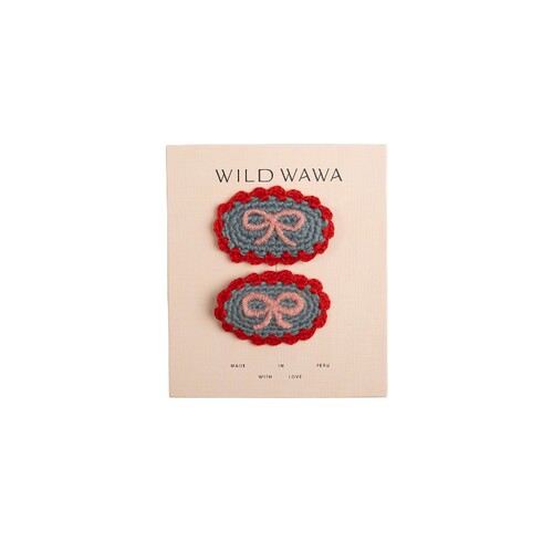 Wild Wawa 发卡套装  牛仔裤——浅色 秋冬新品REVOLVE