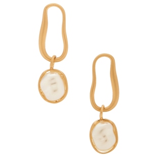 Gaia 性感REVOLVE小众新款 VERA 金属金色 耳饰 Cult