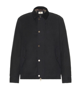 Marine Layer INSULATED WAX CANVAS 农场风夹克 藏青色REVOLVE小