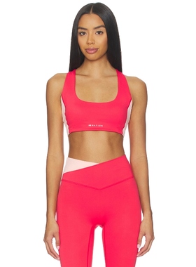 P.E Nation ZONE 运动胸罩 红色REVOLVE小众新款