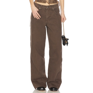 [春季新品]Jaded London 阔腿裤美式复古风牛仔裤休闲长裤REVOLVE