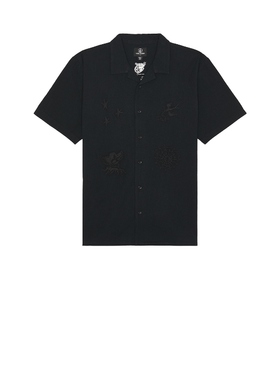 [冬季新品]Volcom SETH CONBOY 短袖衬衫 黑色REVOLVE小众