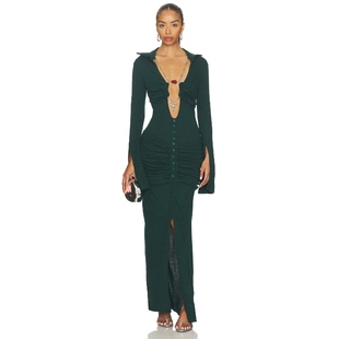 Petsa 绿色REVOLVE小众新款 裙子 DAVINA