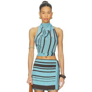 蓝色REVOLVE小众新款 上装 RIOJA SIR.