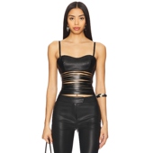 春季 新品 NIIHAI 吊带上衣黑色设计感镂空上装 REVOLVE小众时尚