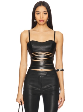 [冬季内搭]NIIHAI 吊带上衣黑色设计感镂空上装REVOLVE小众时尚