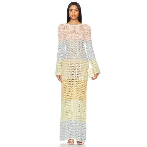 Lovers and Friends EMERA MAXI 连衣裙REVOLVE小众新款