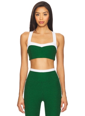 Beyond Yoga SPACEDYE TROPHY 运动胸罩 绿色 运动复古风REVOLVE