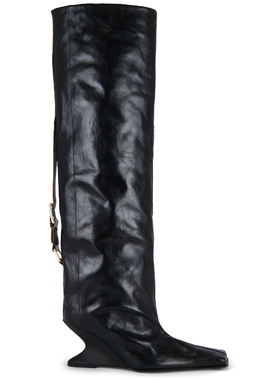 Miista MATTIE 高筒靴 黑色 女款REVOLVE小众新款