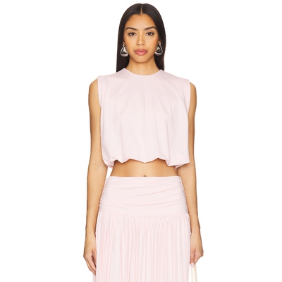 MORE TO COME REMI 上装 粉色REVOLVE小众新款