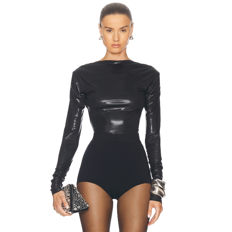 The Andamane SABRINA 紧身服 黑色 y2k辣妹风REVOLVE新款