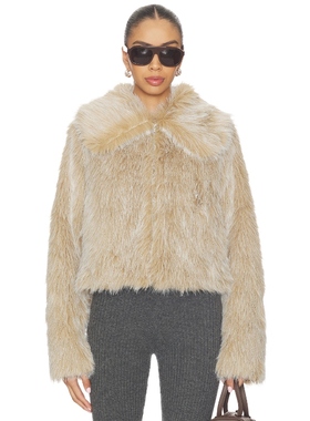 Show Me Your Mumu PARK CITY 夹克 棕色 美式休闲风REVOLVE小众