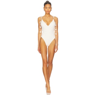 WINDSOR 象牙白 CARMELLA 泳装 y2k辣妹风REVOLVE小 一件式 DEVON