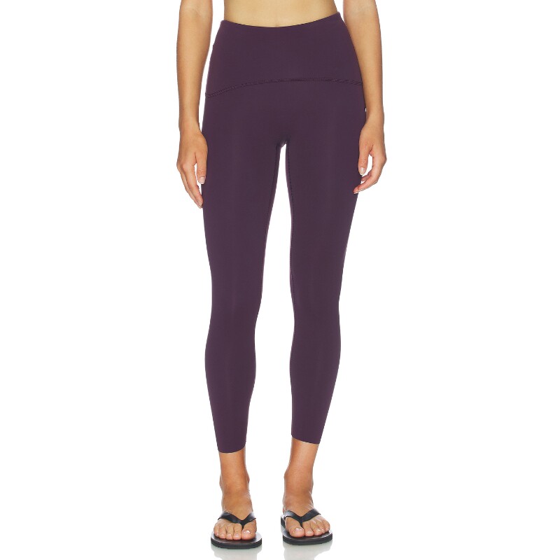 [夏季新品]SPANX深紫打底裤通勤风高腰修身直筒收腰裤装REVOLVE