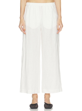 Velvet by Graham & Spencer Lola Woven Linen Pant revolve小众