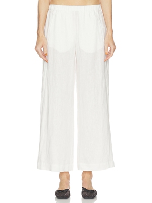 Velvet by Graham & Spencer Lola Woven Linen Pant revolve小众