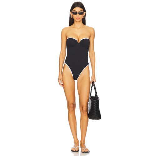 Seafolly 一件式泳装 黑色REVOLVE