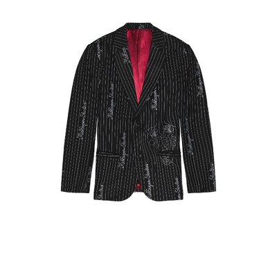 [春季新品]KidSuper KS PINSTRIPE 西装上衣 黑色REVOLVE小众