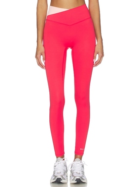 P.E Nation WANDER 打底裤 红色 运动复古风REVOLVE小众新款