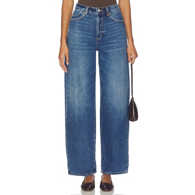 [春季新品]ROLLA’S GIGI 牛仔裤蓝色马蹄铁裤丹宁长裤REVOLVE