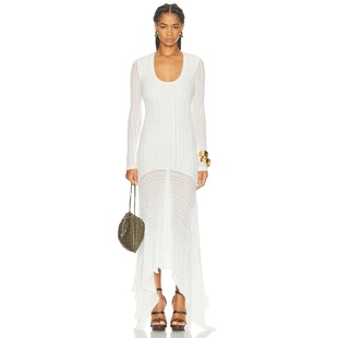 SIEDRES 新品 OLLE 裙子 REVOLVE小众 白色 冬季