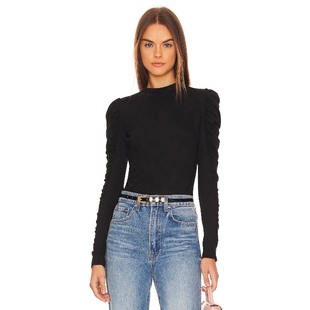 Bobi RUCHED 上装 上衣revolve时尚 新品 长袖 小众 冬季