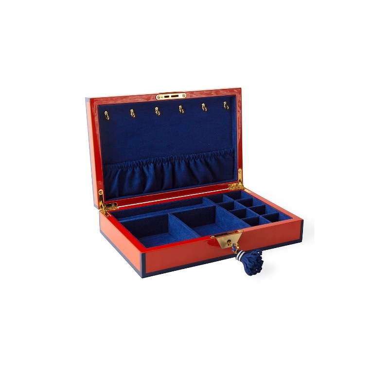 Jonathan Adler Snake Lacquer Jewelry Box 橙色 REVOLVE小众新