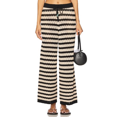 [冬季新品] L'AGENCE 针织长裤美式休闲风REVOLVE小众新款