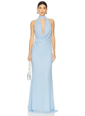 [冬季新品]Lovers and Friends 挂脖露背性感连衣裙礼服裙REVOLVE