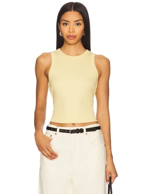 Veronica Beard JORDYN 无袖上装 黄色 y2k辣妹风REVOLVE小众新款