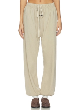 Fear of God ESSENTIALS 运动裤 棕黄色 美式休闲风REVOLVE小众新