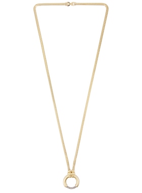 Demarson KELSEY 垂褶项链 金属金色REVOLVE小众新款