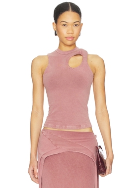 Ottolinger DONUT EXO TANK 上装 revolve小众新款 淡紫色