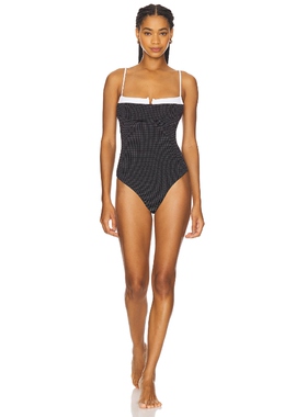 onia MELANIE 一件式泳装 黑色 y2k辣妹风REVOLVE小众新款
