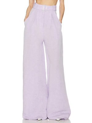 MATTHEW BRUCH 阔腿百褶裤 revolve小众新款