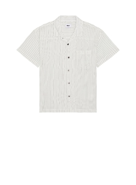 [冬季新品]Obey DONNIE 短袖衬衫 白色REVOLVE小众