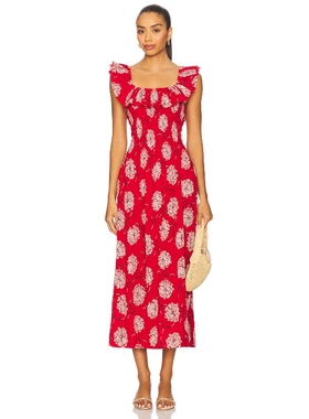 The Great HAVANA 裙子 红色REVOLVE小众新款