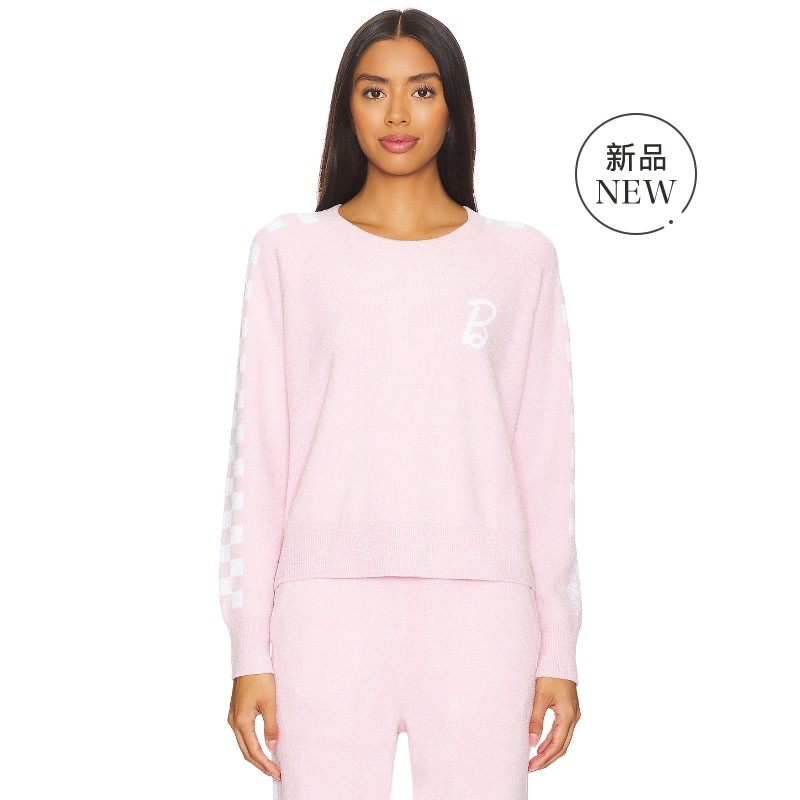 [冬季新品]Barefoot Dreams圆领针织毛衣休闲风家居服上衣REVOLVE