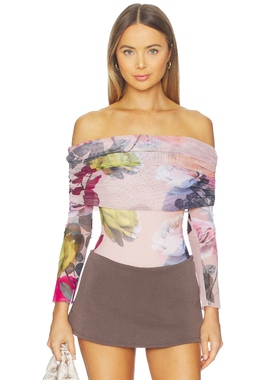 AFRM MAXINE 紧身服 粉色 y2k辣妹风REVOLVE小众新款